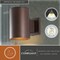 Vaxcel Chiasso Aluminum 1 Light Bronze Dark Sky Cylinder Outdoor Wall Lantern CO-OWD050BZ - alternate 7